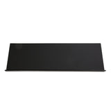 Acrylic Tilted Computer Keyboard Holder Low Front Lip Polished Finish Keyboard Riser Keyboard Holder for Office Black