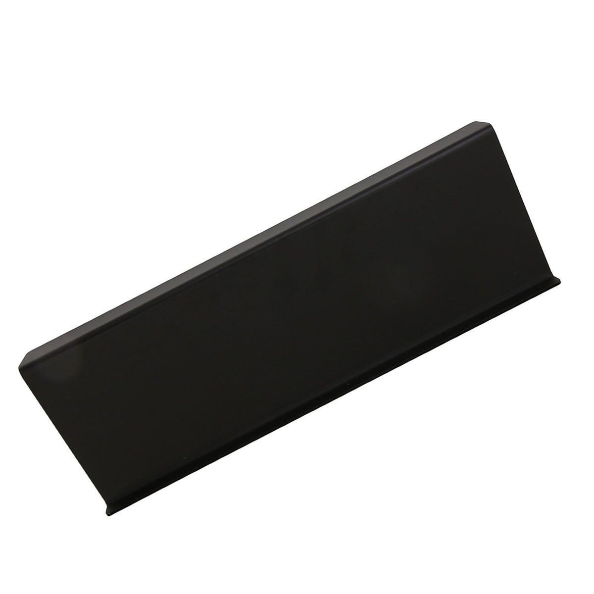 Acrylic Tilted Computer Keyboard Holder Low Front Lip Polished Finish Keyboard Riser Keyboard Holder for Office Black
