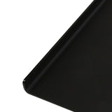 Acrylic Tilted Computer Keyboard Holder Low Front Lip Polished Finish Keyboard Riser Keyboard Holder for Office Black