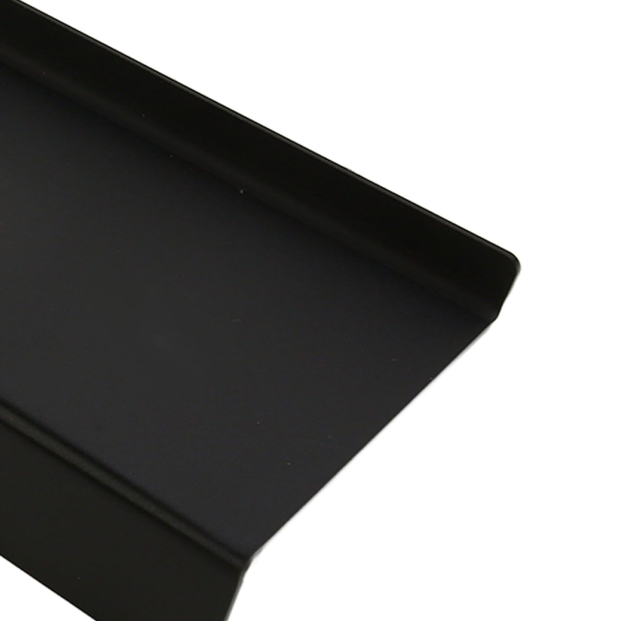 Acrylic Tilted Computer Keyboard Holder Low Front Lip Polished Finish Keyboard Riser Keyboard Holder for Office Black