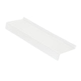 Acrylic Tilted Computer Keyboard Holder Low Front Lip Polished Finish Keyboard Riser Keyboard Holder for Office Transparent