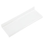 Acrylic Tilted Computer Keyboard Holder Low Front Lip Polished Finish Keyboard Riser Keyboard Holder for Office Transparent - Side View