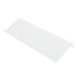 Acrylic Tilted Computer Keyboard Holder Low Front Lip Polished Finish Keyboard Riser Keyboard Holder for Office Transparent