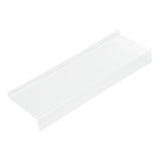 Acrylic Tilted Computer Keyboard Holder Low Front Lip Polished Finish Keyboard Riser Keyboard Holder for Office Transparent