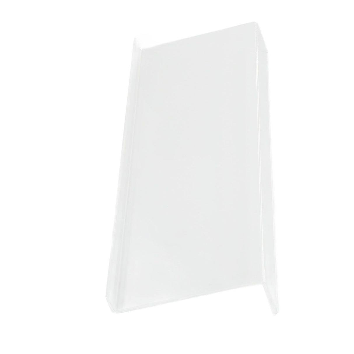 Acrylic Tilted Computer Keyboard Holder Low Front Lip Polished Finish Keyboard Riser Keyboard Holder for Office Transparent