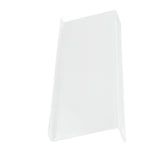 Acrylic Tilted Computer Keyboard Holder Low Front Lip Polished Finish Keyboard Riser Keyboard Holder for Office Transparent