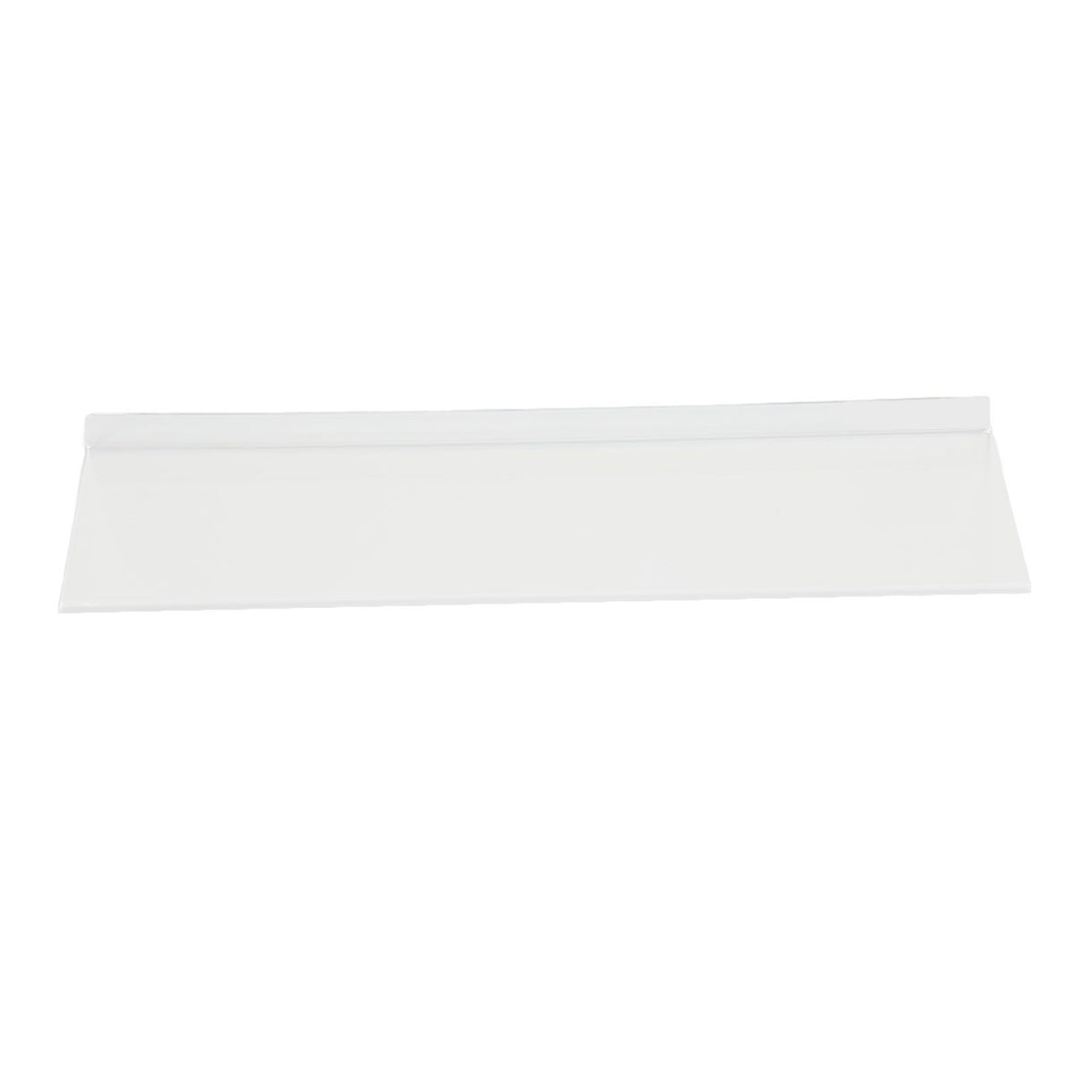 Acrylic Tilted Computer Keyboard Holder Low Front Lip Polished Finish Keyboard Riser Keyboard Holder for Office Transparent