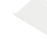 Acrylic Tilted Computer Keyboard Holder Low Front Lip Polished Finish Keyboard Riser Keyboard Holder for Office Transparent