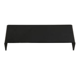 Monitor Riser 50lb 3.5inch Height Improve Sitting Posture Reduces Neck Eyes Pressure Space Saving Acrylic Computer Stand for Bedroom Study Black