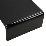 Monitor Riser 50lb 3.5inch Height Improve Sitting Posture Reduces Neck Eyes Pressure Space Saving Acrylic Computer Stand for Bedroom Study Black