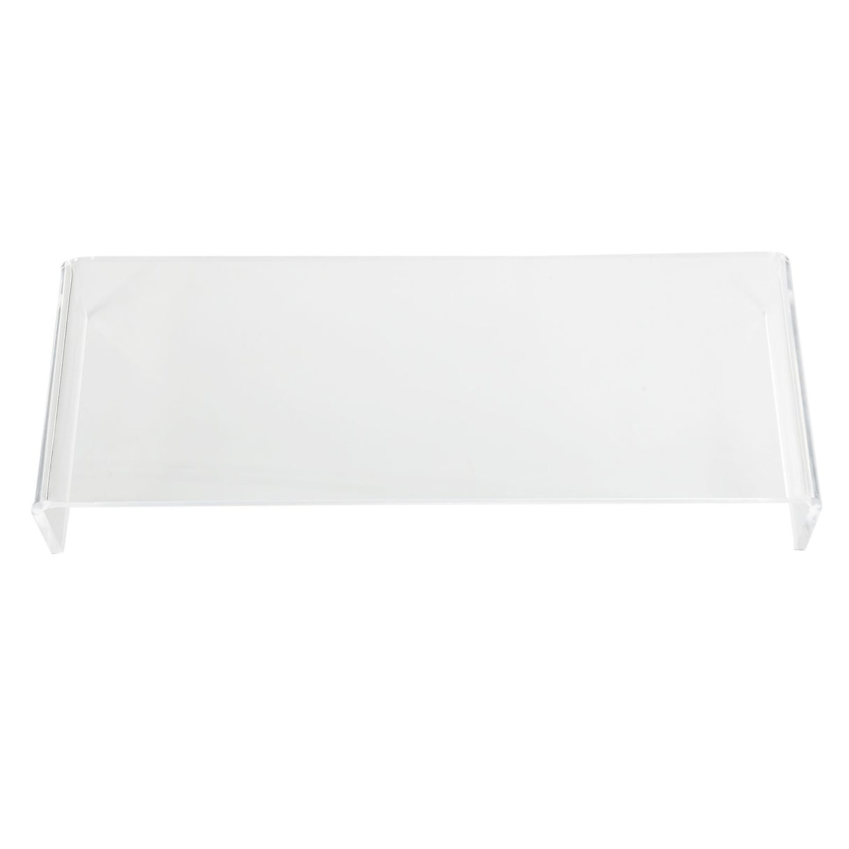 Monitor Riser 50lb 3.5inch Height Improve Sitting Posture Reduces Neck Eyes Pressure Space Saving Acrylic Computer Stand for Bedroom Study Transparent