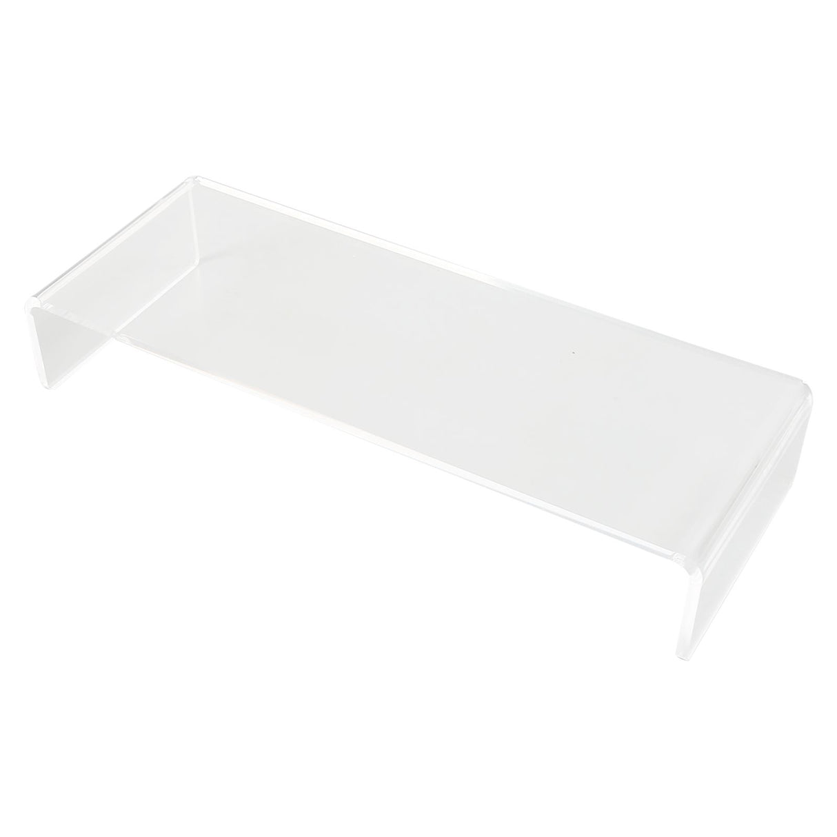 Monitor Riser 50lb 3.5inch Height Improve Sitting Posture Reduces Neck Eyes Pressure Space Saving Acrylic Computer Stand for Bedroom Study Transparent