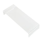 Monitor Riser 50lb 3.5inch Height Improve Sitting Posture Reduces Neck Eyes Pressure Space Saving Acrylic Computer Stand for Bedroom Study Transparent