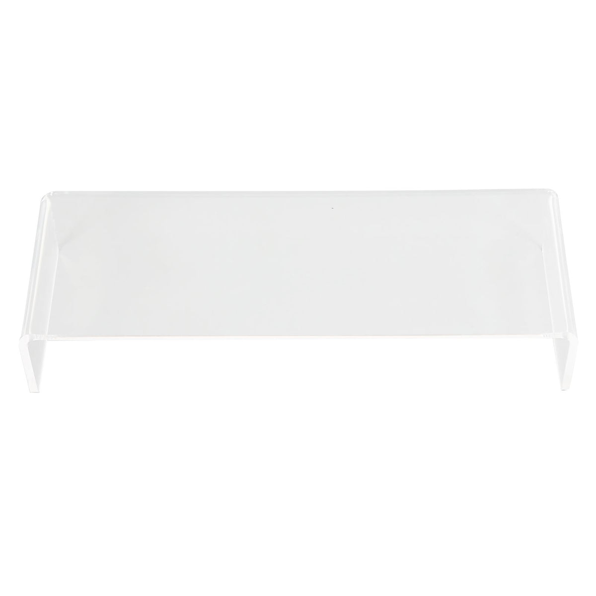 Monitor Riser 50lb 3.5inch Height Improve Sitting Posture Reduces Neck Eyes Pressure Space Saving Acrylic Computer Stand for Bedroom Study Transparent