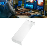 Monitor Riser 50lb 3.5inch Height Improve Sitting Posture Reduces Neck Eyes Pressure Space Saving Acrylic Computer Stand for Bedroom Study Transparent