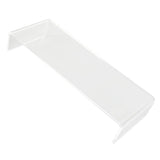 Monitor Riser 50lb 3.5inch Height Improve Sitting Posture Reduces Neck Eyes Pressure Space Saving Acrylic Computer Stand for Bedroom Study Transparent - Extra Image