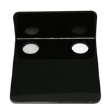 3 PCS Small Security Cameras Wall Shelf with 6 Cable Clips 10PCS Tapes Acrylic Waterproof Drill Free Adhesive Floating Shelf for Speakers Black - Extra Image