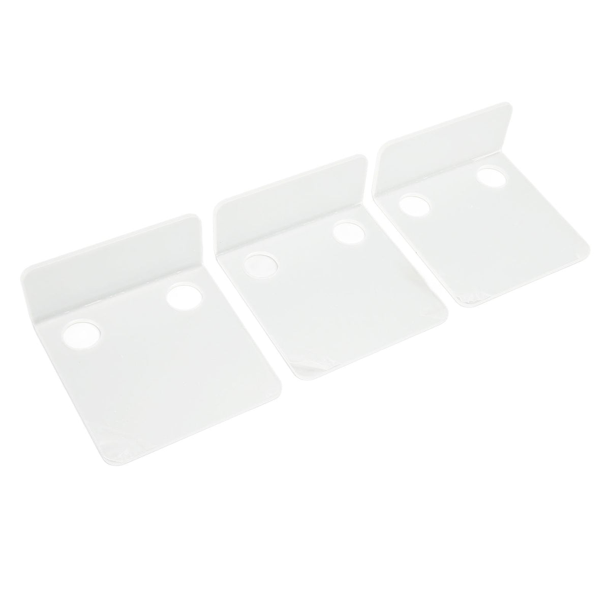 3 PCS Small Security Cameras Wall Shelf with 6 Cable Clips 10PCS Tapes Acrylic Waterproof Drill Free Adhesive Floating Shelf for Speakers Transparent