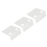 3 PCS Small Security Cameras Wall Shelf with 6 Cable Clips 10PCS Tapes Acrylic Waterproof Drill Free Adhesive Floating Shelf for Speakers Transparent