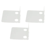 3 PCS Small Security Cameras Wall Shelf with 6 Cable Clips 10PCS Tapes Acrylic Waterproof Drill Free Adhesive Floating Shelf for Speakers Transparent