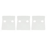 3 PCS Small Security Cameras Wall Shelf with 6 Cable Clips 10PCS Tapes Acrylic Waterproof Drill Free Adhesive Floating Shelf for Speakers Transparent