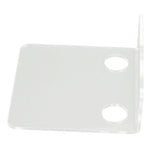 3 PCS Small Security Cameras Wall Shelf with 6 Cable Clips 10PCS Tapes Acrylic Waterproof Drill Free Adhesive Floating Shelf for Speakers Transparent - Extra Image