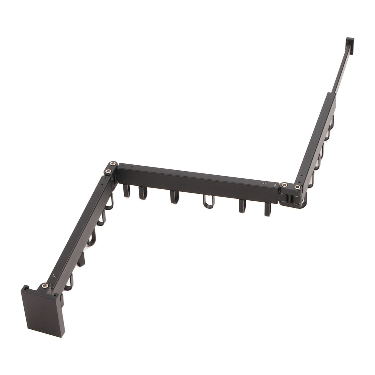 Clothes Hanger Rack Wall Mounted Hole Free Retractable Aluminum Laundry Drying Rack for Indoor Balcony 3 Fold