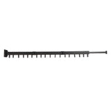 Clothes Hanger Rack Wall Mounted Hole Free Retractable Aluminum Laundry Drying Rack for Indoor Balcony 3 Fold