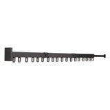 Clothes Hanger Rack Wall Mounted Hole Free Retractable Aluminum Laundry Drying Rack for Indoor Balcony 3 Fold
