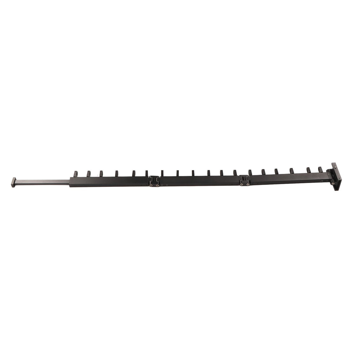 Clothes Hanger Rack Wall Mounted Hole Free Retractable Aluminum Laundry Drying Rack for Indoor Balcony 3 Fold