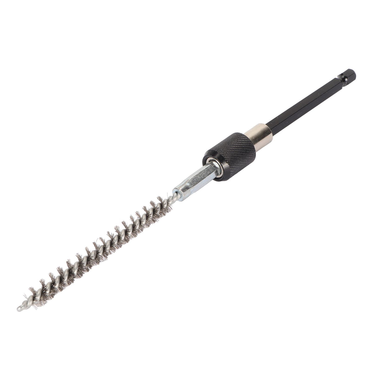 7Pcs Stainless Steel Bore Brush Stainless Steel Bristles Wire Brush in Different Sizes for Power Drill Cleaning