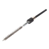 7Pcs Stainless Steel Bore Brush Stainless Steel Bristles Wire Brush in Different Sizes for Power Drill Cleaning