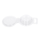 100PCS Wax Melt Molds Calmshell PET Separate Transparent Hanging Hole Empty Wax Melt Container for DIY Candles Chocolate Round - Low Angle