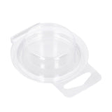 100PCS Wax Melt Molds Calmshell PET Separate Transparent Hanging Hole Empty Wax Melt Container for DIY Candles Chocolate Round