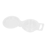 100PCS Wax Melt Molds Calmshell PET Separate Transparent Hanging Hole Empty Wax Melt Container for DIY Candles Chocolate Round - Extra Image