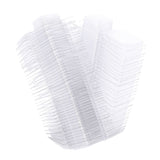 100PCS Wax Melt Molds Calmshell PET Separate Transparent Hanging Hole Empty Wax Melt Container for DIY Candles Chocolate Rectangle