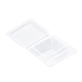 100PCS Wax Melt Molds Calmshell PET Separate Transparent Hanging Hole Empty Wax Melt Container for DIY Candles Chocolate Rectangle