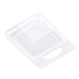 100PCS Wax Melt Molds Calmshell PET Separate Transparent Hanging Hole Empty Wax Melt Container for DIY Candles Chocolate Rectangle