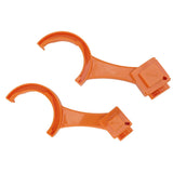 2Pcs RV Sewer Hose Wrench ABS Multi Tool Male Female RV Sewer Fitting Wrench for 3in 4in - Close-Up Angle