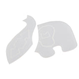 Lovely Elephant Decor Template Elephant Template Sewing Supplies for Sewing Art Craft L 30.5cm/12in - Front View
