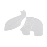 Lovely Elephant Decor Template Elephant Template Sewing Supplies for Sewing Art Craft L 30.5cm/12in - Close-Up Angle