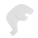 Lovely Elephant Decor Template Elephant Template Sewing Supplies for Sewing Art Craft L 30.5cm/12in