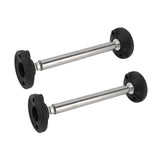 2Pcs Cabinet Adjustable Support Rod Stainless Steel Bathroom Cabinet Hanging Installation Lifting Support Rod Model 150 - 45-Degree Angle