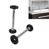 2Pcs Cabinet Adjustable Support Rod Stainless Steel Bathroom Cabinet Hanging Installation Lifting Support Rod Model 150 - Extra Image