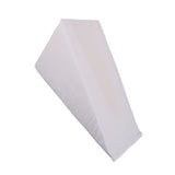 Arm Elevation Pillow Arm Wedge Elevating Pillow for Sleeping Broken Arm Recovery Protect Elbow Arm Wedge Pillow Triangle White - Front View