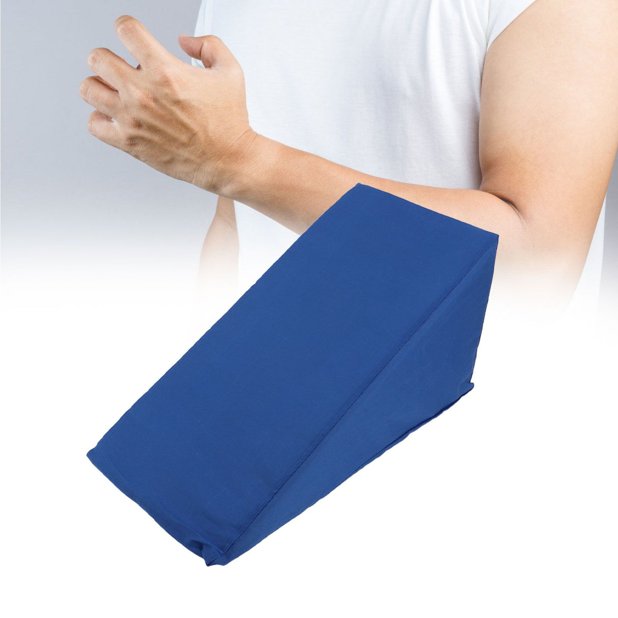Arm Elevation Pillow Arm Wedge Elevating Pillow for Sleeping Broken Arm Recovery Protect Elbow Arm Wedge Pillow Triangle Blue