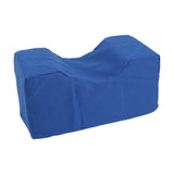Ankle Pillow Foot Elevator Sponge Breathable Anti Bedsore Cushion Leg Rest Elevating Pad for Elderly Patient Injury Relieve Blue - Side View