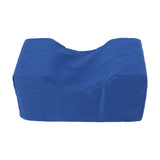 Ankle Pillow Foot Elevator Sponge Breathable Anti Bedsore Cushion Leg Rest Elevating Pad for Elderly Patient Injury Relieve Blue - Top-Down View