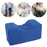 Ankle Pillow Foot Elevator Sponge Breathable Anti Bedsore Cushion Leg Rest Elevating Pad for Elderly Patient Injury Relieve Blue