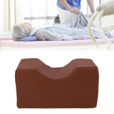 Ankle Pillow Foot Elevator Sponge Breathable Anti Bedsore Cushion Leg Rest Elevating Pad for Elderly Patient Injury Relieve Brown